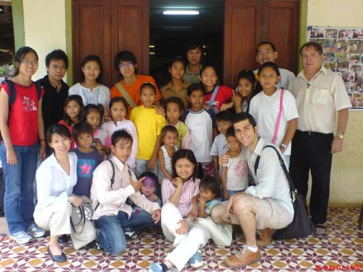 My group at New Hope for Children Organization at Takmeo